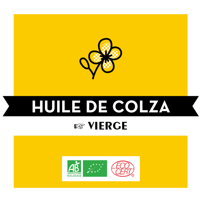 Huile de Colza Vierge - Bio - BIB10L