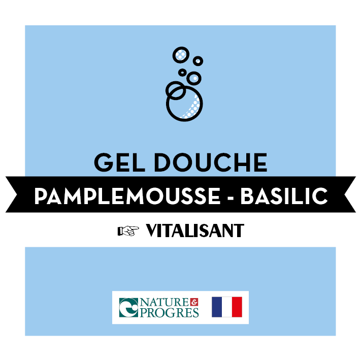 Gel douche Vitalisant - Pamplemousse Basilic - BIB10L