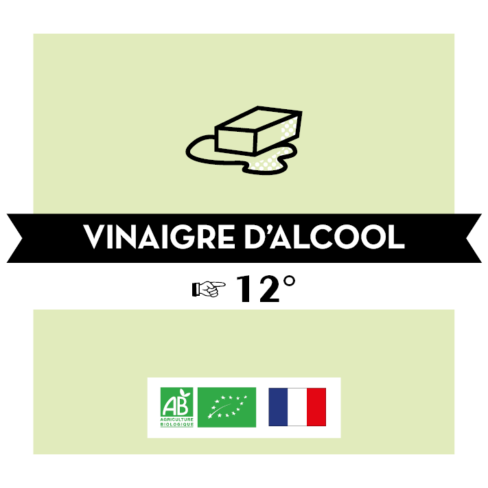 Vinaigre d'Alcool Bio 12° - BDN10L