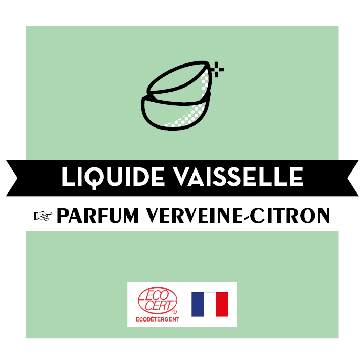 Liquide vaisselle parfum verveine citron - BIB10L - Eco Detergent