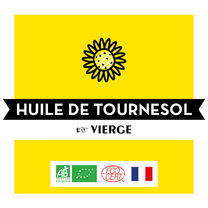 Huile de Tournesol Vierge - Bio - BIB10