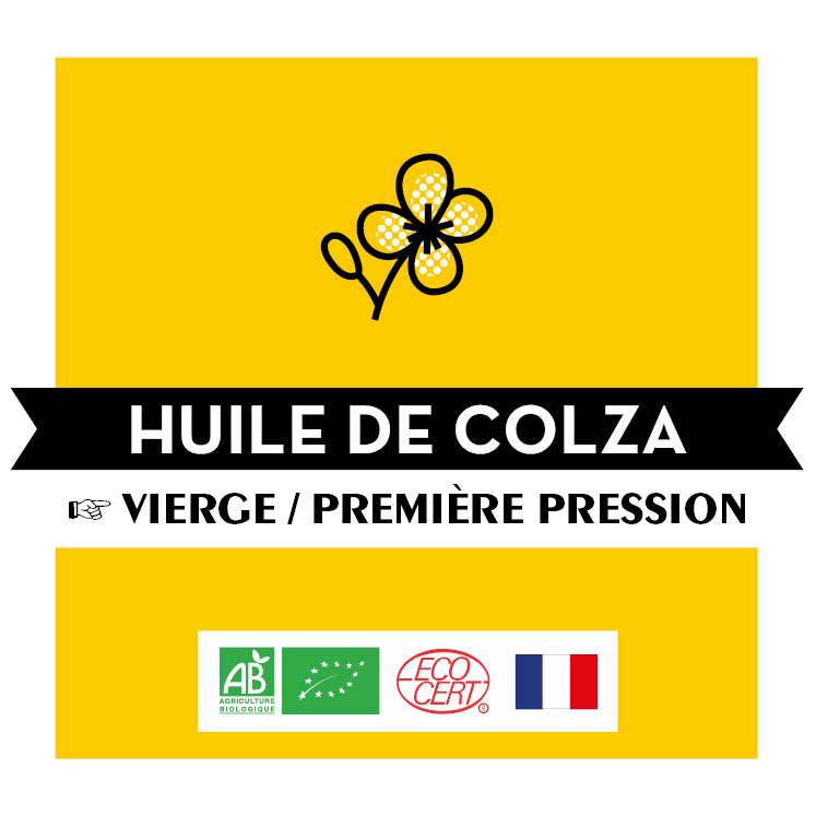 Huile de Colza Vierge - Bio - BIB 10L